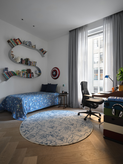 Fernando Piva - NYC Chelsea Apartment - Photo Reid Rolls - Bedroom